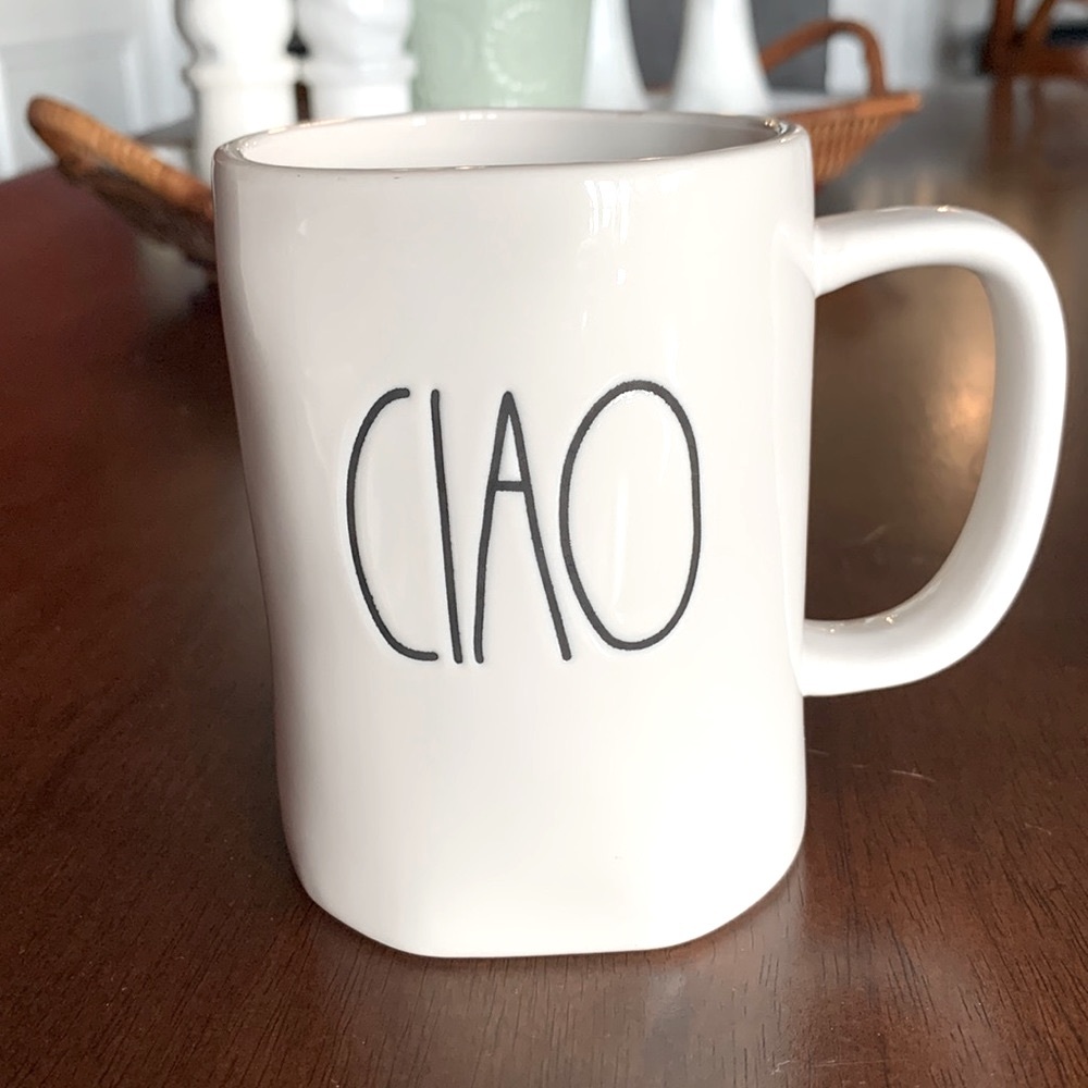 Rae Dunn “Ciao” mug